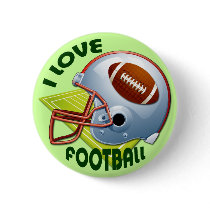 I LOVE FOOTBALL buttons