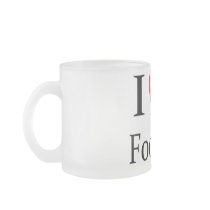 I Love Football Drinking Glass mugs by ontopsell I Love Football Drinking Glass mugs