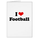 I LOVE FOOTBALL GREETING CARDS