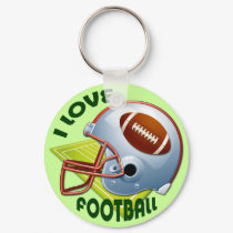 I LOVE FOOTBALL keychains by dgpaulart I LOVE FOOTBALL keychains