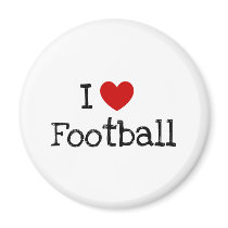 I love football magnets