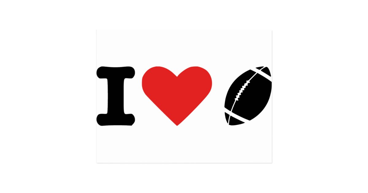 i-love-football-postcard-zazzle