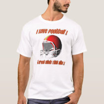 I Love Football t-shirts