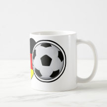“I Love football” - with popular Germany heart Mug