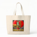 I Love Forklift Trucks Tote Bag