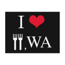 I Love Forks, WA Postcards