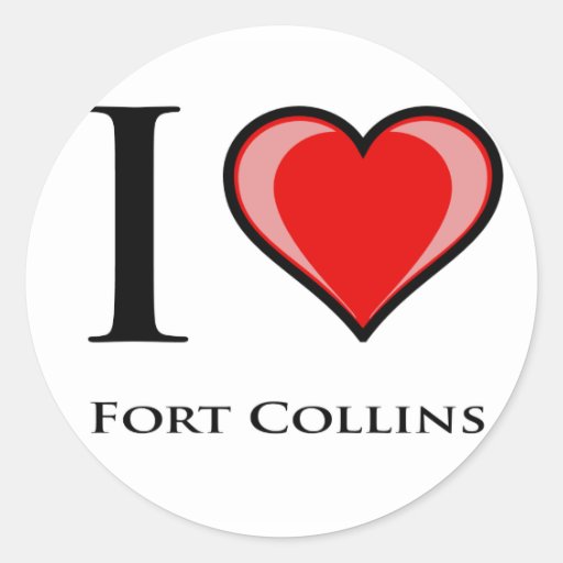 I Love Fort Collins Sticker