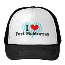 I Love Fort McMurray, Canada Hats
