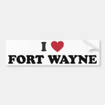 I Love Fort Wayne Indiana Bumper Sticker