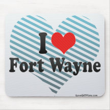 I Love Fort Wayne Mousepad