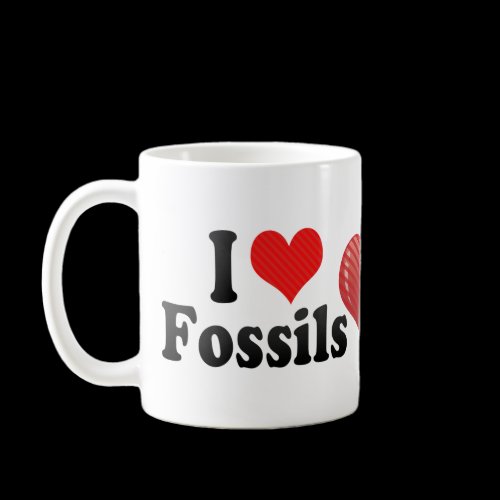 I Love Fossils Mug