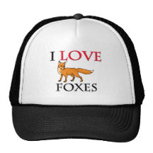 I Love Foxes Mesh Hat