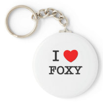 I Love Foxy Key Chain