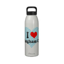 I Love Framingham Center, United States Drinking Bottle