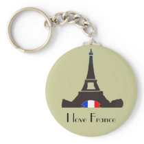 I love France Keychain