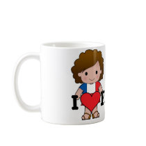 I Love France mugs by Maria_K_Bell I Love France mugs