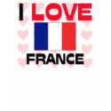 I Love France t-shirts