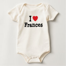 I love Frances heart T-Shirt by funnycustomtshirts I love Frances heart T-Shirt