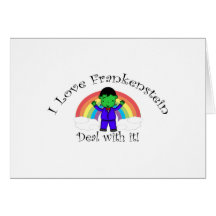 I love Frankenstein deal with it Cards