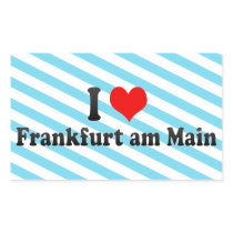 I Love Frankfurt am Main, Germany Stickers
