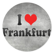 I Love Frankfurt, Germany Sticker