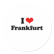 I LOVE FRANKFURT STICKERS