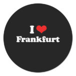 I Love Frankfurt Tshirt White Tshirt Stickers