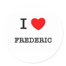 I Love Frederic stickers