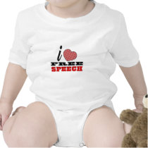 I Love Free Speech t-shirts by APOLITICAL_BITCH I Love Free Speech t-shirts