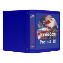 I LOVE FREEDOM Avery Binder
