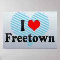 I Love Freetown, Sierra Leone Posters