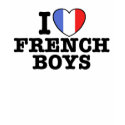 I Love French Boys t-shirts by magarmor I Love French Boys t-shirts