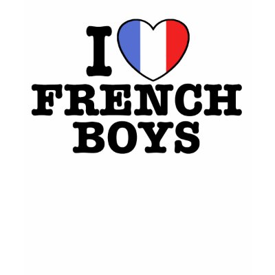 I Love French Boys Shirt by magarmor