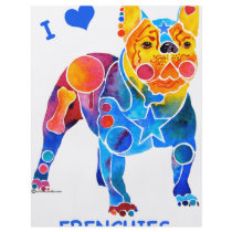 I Love French Bulldogs flyers by Whimzicals I Love French Bulldogs flyers