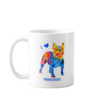 I Love French Bulldogs Coffee Mug