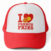 I Love French Fries hats