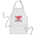 I Love French Polynesia aprons