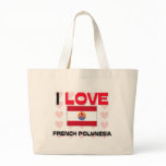 I Love French Polynesia bags
