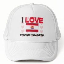 I Love French Polynesia hats by tshirtshirts I Love French Polynesia hats