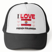 I Love French Polynesia hats by tshirtshirts I Love French Polynesia hats