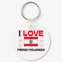I Love French Polynesia keychains by tshirtshirts I Love French Polynesia keychains