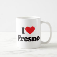 I Love Fresno Coffee Mug