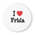 I love Frida heart T-Shirt magnets