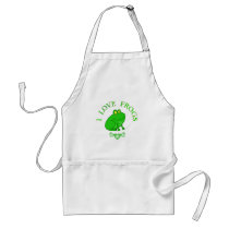 I Love Frogs Apron