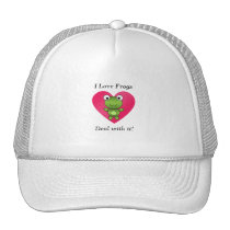 I love frogs deal with it mesh hats