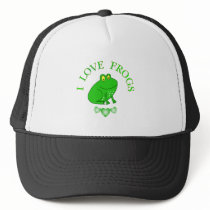 I Love Frogs Hat