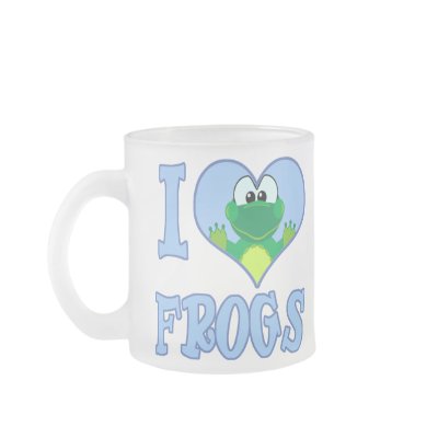 I Love frogs Coffee Mug by goofkins
