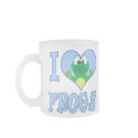 I Love frogs mugs by goofkins I Love frogs mugs