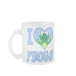 I Love frogs Coffee Mug