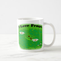 I love frogs. mugs